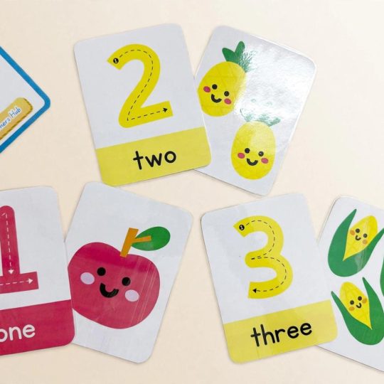 Numbers 1–10 Flash Cards