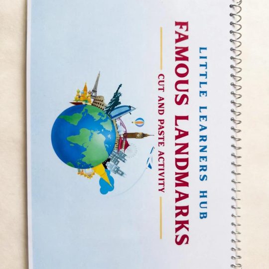 Famous Landmarks Around the world-- Velcro Activity Book - Laminated