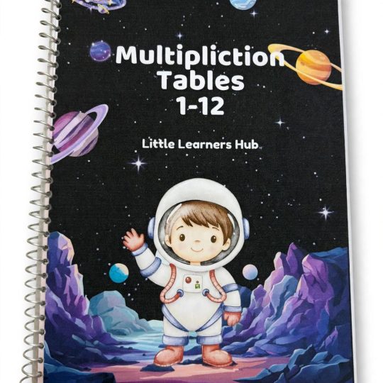 Multiplication Tables Practice Book